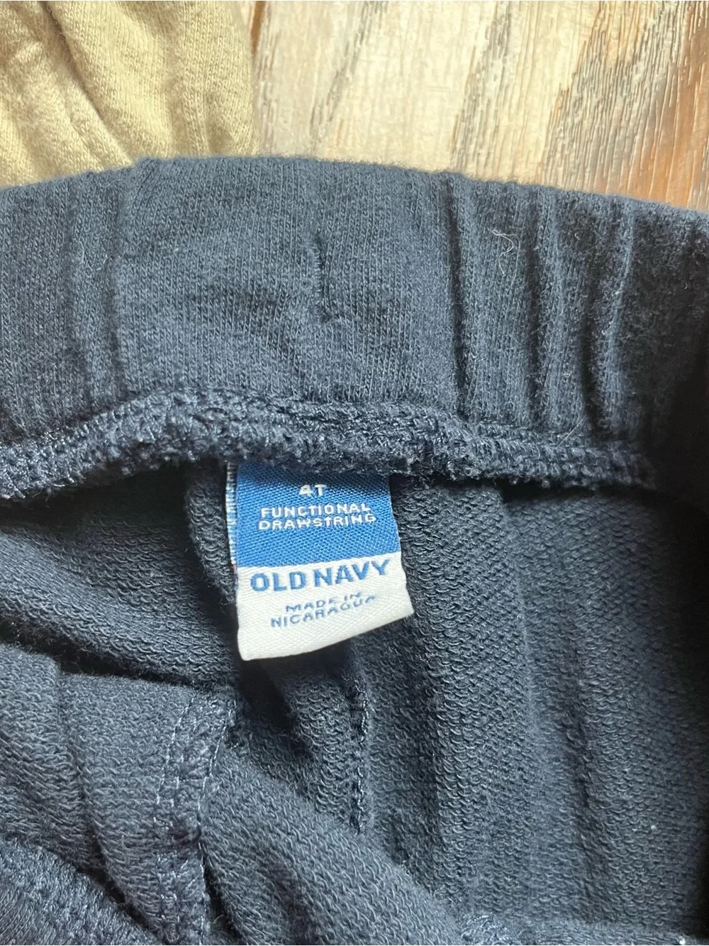 Old Navy Kids Jogger Pants in Cream, Navy, Mustard & Light Blue- Size 4T